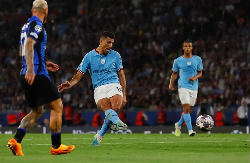 Bàn thắng của Rodri giúp Man City đánh bại Inter Milan 1-0 và lần đầu bước lên đỉnh châu Âu. 