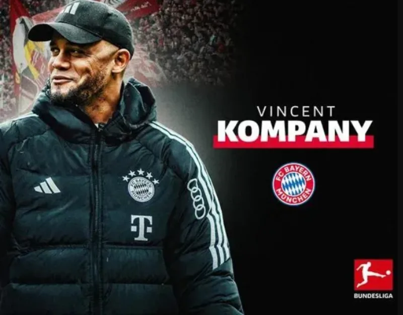 Vincent Kompany là huấn luyện viên Bayern Munich hiện tại và đã giúp Hùm Xám giành nhiều danh hiệu trong hai mùa đầu tiên.