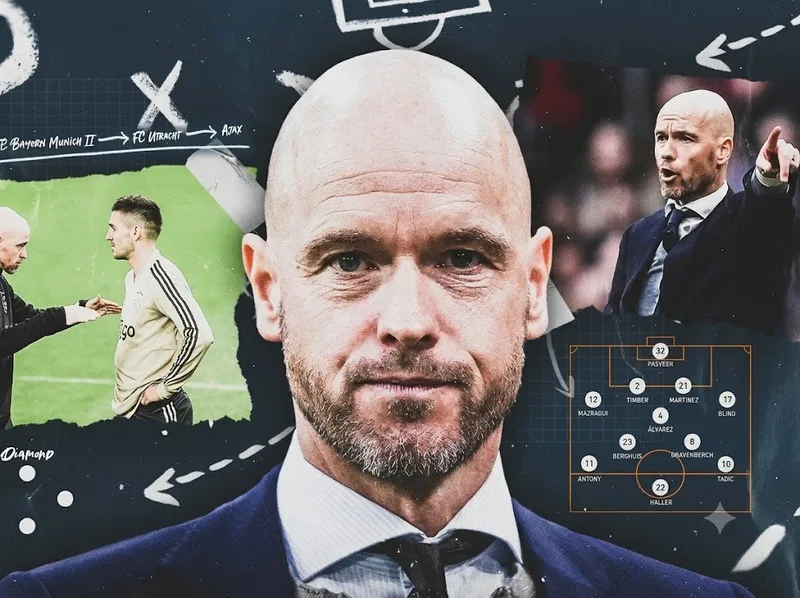 Erik Ten Hag chú trọng kiểm soát bóng, pressing và tổ chức đội hình