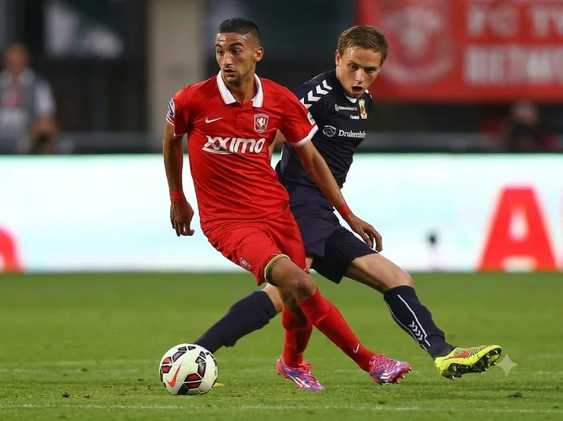Hakim Ziyech trưởng thành qua những mùa giải tại FC Twente