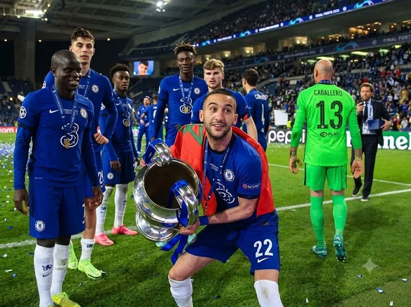 Hakim Ziyech vô địch Champions League cùng Chelsea