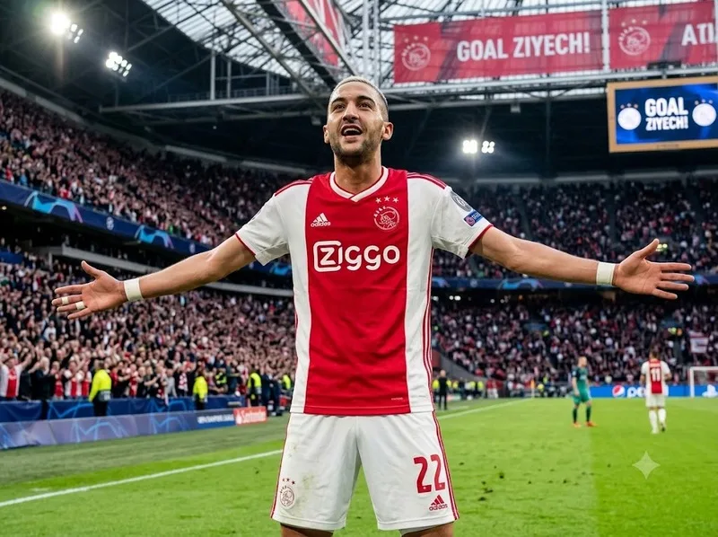 Hakim Ziyech là tiền vệ Morocco nổi tiếng với kỹ thuật chân trái